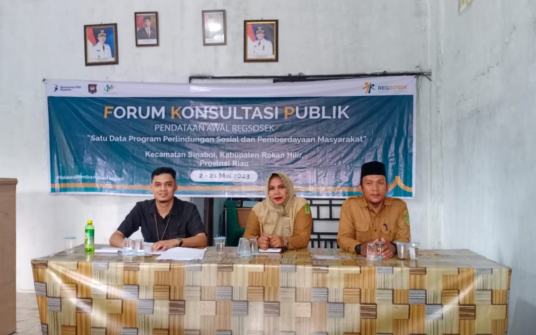 Rapat Koordinasi Forum Konsultasi Publik Regsosek 2023