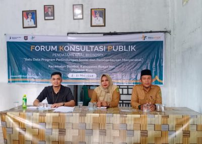 Rapat Koordinasi Forum Konsultasi Publik Regsosek 2023