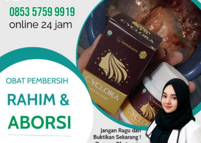 Cara Aborsi Menggugurkan Kandungan 1 2 3 4 5 6 7 8 Bulan Tanpa Kuret dengan Cyclora ( Misoprostol )
